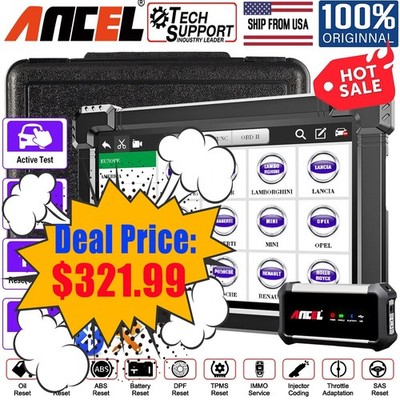 ANCEL X7 Bluetooth OBD2 Scanner Car Full System OBD2 Diagnostic Tool IMMO ABS