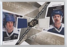 2008-09 SPx Winning Combos Spectrum 21/99 Darryl Sittler Lanny McDonald HOF 2po