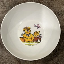 Deka Fozzie Bear 1983 Bowl +Band Leader Donald Duck Disney Sun Valley