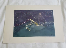 4 Signed Martha Dell Sanders Art Prints – 1987 to 2007 – Excellent Condition