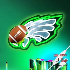 Football Team Neon Sign for Wall Decor,Eagle Neon Signs,LED Neon Light for Man