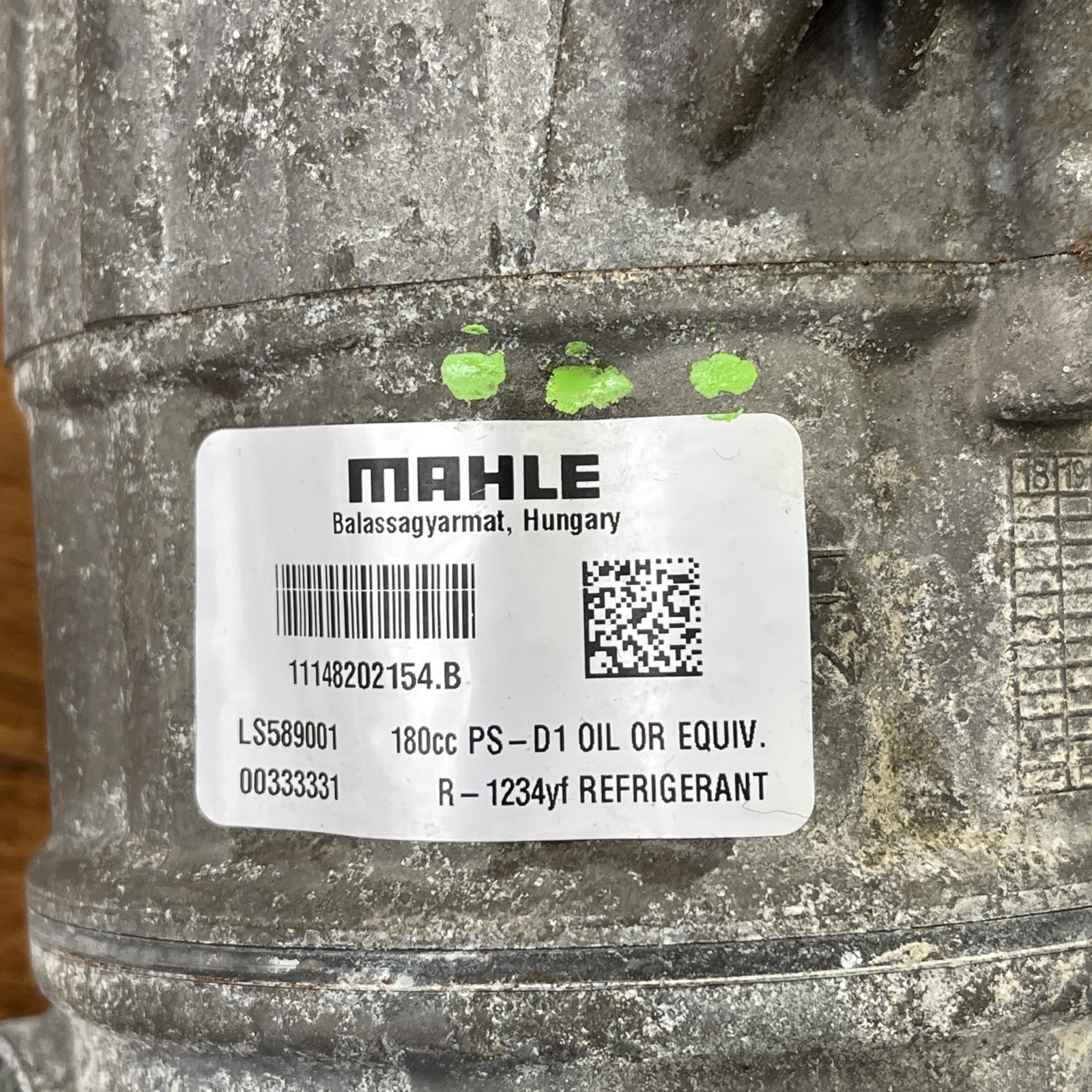 2017-2024 Ferrari Portofino A/C Compressor 333331 10k Miles OEM *NOTE*