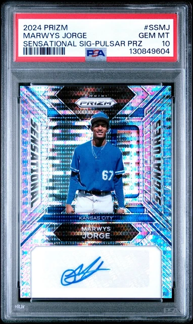 2024 Prizm Marwys Jorge Sensational Signatures Pulsar Auto /199 #SS-MJ PSA 10