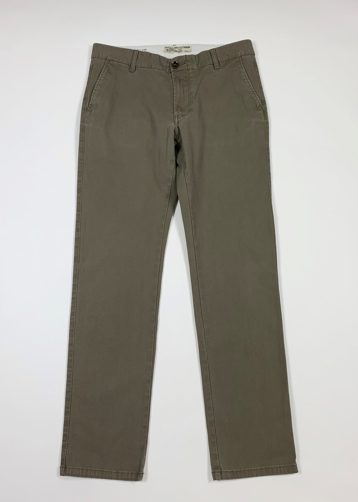 OVS pantalone uomo usato W34 tg 48 chino slim fit trouser boyfriend T8049