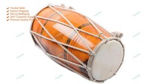 New Professional Bina Dholak No. 33 Dori Musical Instrument with Bag
