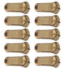 10 Pcs 5C High Precision Emergency Brass Collet 1/16" Lathe Milling Holder