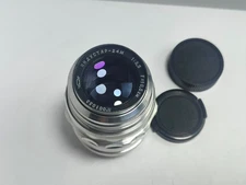 RARE Lens KMZ Industar-24M 3,5/10.5cm red P screw m39 SLR type