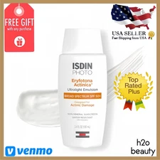 ISDIN Eryfotona Actinica Ultralight Emulsion SPF 50 EXP 03/27 100ml *New In Box*