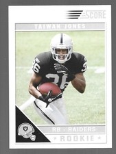 D 2011 Panini Score Football Taiwan Jones ROOKIE #393 EXC