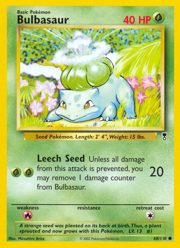 BULBASAUR 68/110 LP POKEMON ARITA C NHLP0001-7