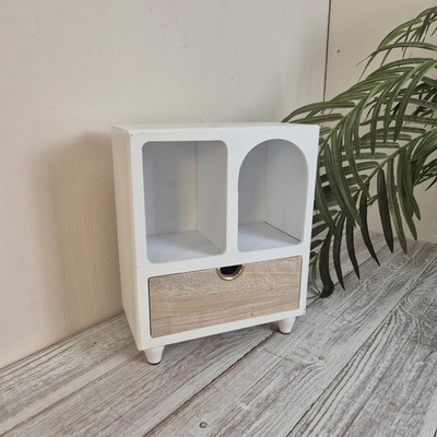 Home Accents Schmuckkästchen Schmuckbox Holzoptik Beige Deko