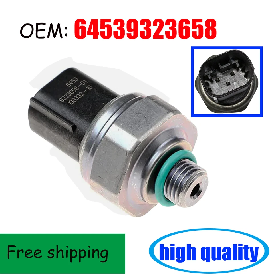  Interruptor sensor de presión lateral aire acondicionado 64539323658 para BMW MINI E39 E46 E38 E53 Foto 2 de 4