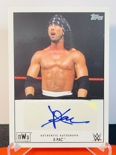 2015 Topps WWE X-Pac Auto NWO SP 123 Kid Syxx Sean Waltman WCW TNA WWF