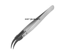 ENGINEER Engineer ESD Tweezers Static Electricity Countermeasure Bent Type 130mm