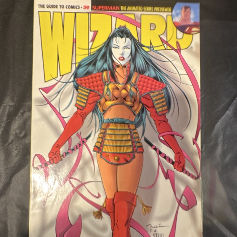 Wizard Magazine July 1996 Superman, Frank Miller, Legion of Super-Heroes