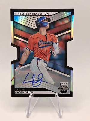 2023 Panini Donruss Elite Extra Edition #128 Caden Grice AUTO /399 DIE CUT