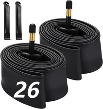 26x2.125/26x2.25/26x2.3/26x2.35 inch Bike Tube with AV48mm Schrader Valve Mou...