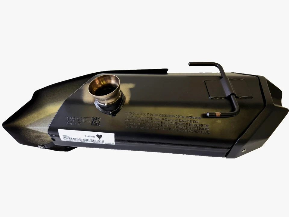 Nuevo escape silenciador negro carbono Can-Am Spyder F3 2019-2025 OEM # 707602477 Foto 2 de 4