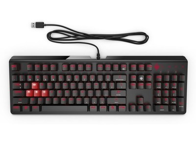 HP OMEN Keyboard Encoder, Cherry MX Red Mechanical Technology Antighosting