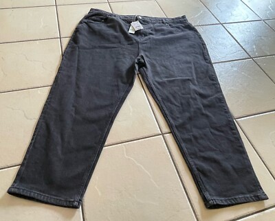 Anko Curve Women's Jeans Girlfriend Black Denim Stretch Size 26 - New with tags