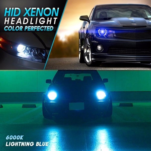 Xenon HID Conversion Lights Headlight Fog Bulb Ballast KIT Bright White Blue - Picture 9 of 12