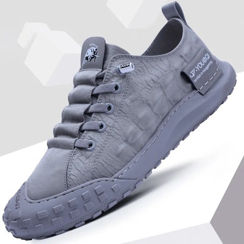 Fashion Mens Canvas Sneakers Loafers Breathable Outdoor Comfortable Casual Shoes - Picture 2 of 22