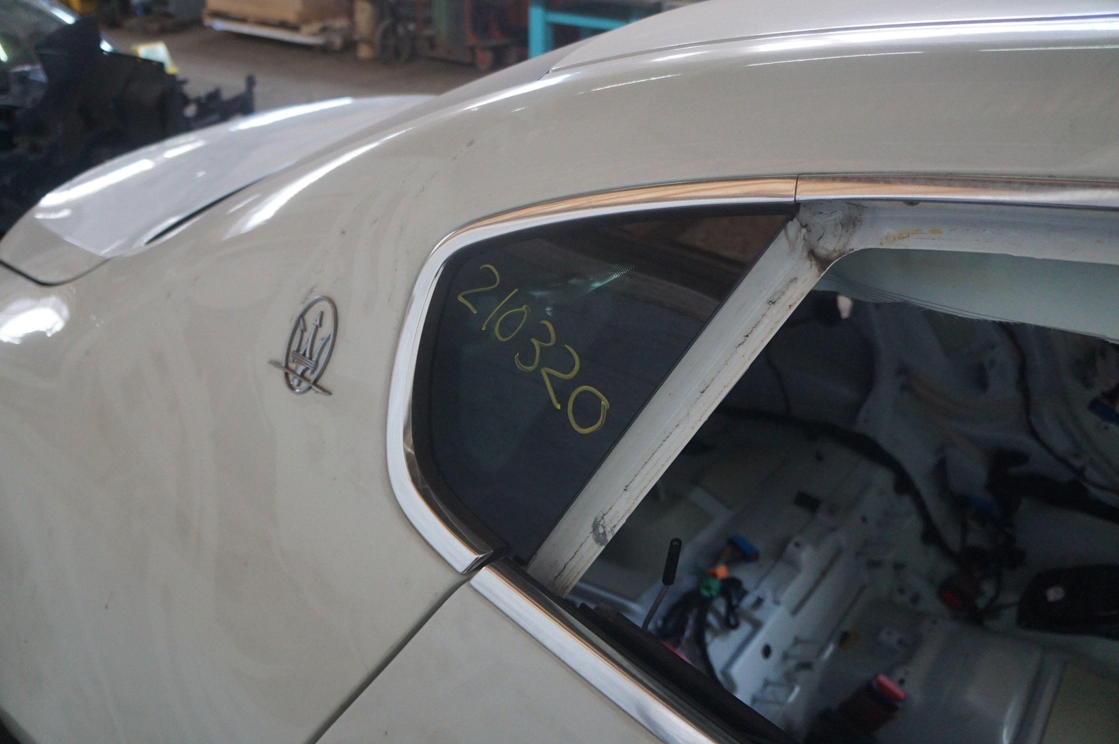 Rear Right Quarter Window Glass Privacy Tint Oem Maserati Quattroporte 2013-17+