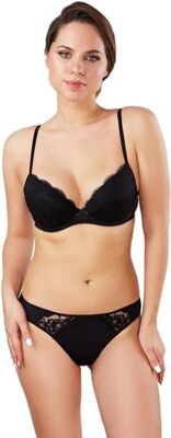 MILAVITSA 660810 Bra. Soft Cups with Underwire, Elastic lace. Collection Aveline