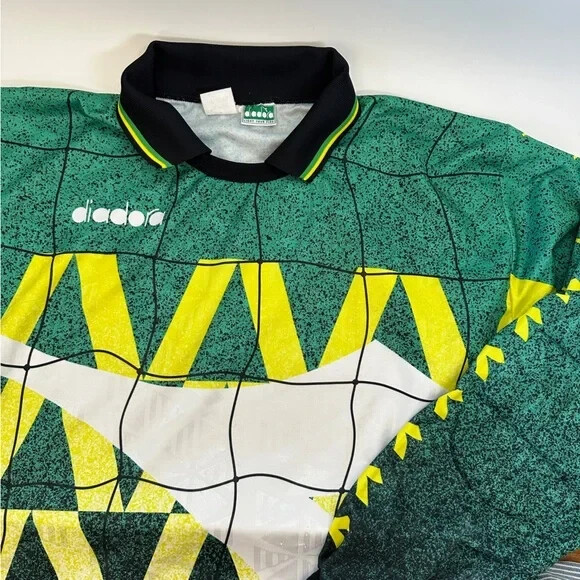 VTG Diadora Football Soccer Goalkeeper Jersey Men’s Made in Italy