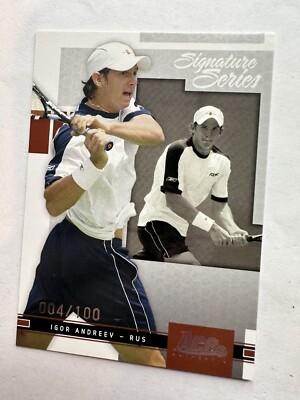 Igor Andreev  2005 Ace Authentic Signature Series Holofoil Parallel /100 SP Rare