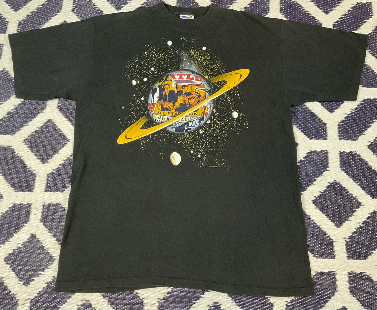 Vintage The Beatles Anthology 2 1996 Black Single Stitch T-Shirt 