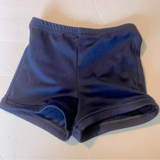 Alleson cheer spanx booty gymnastics tumbling dance shorts navy blue M 8-10