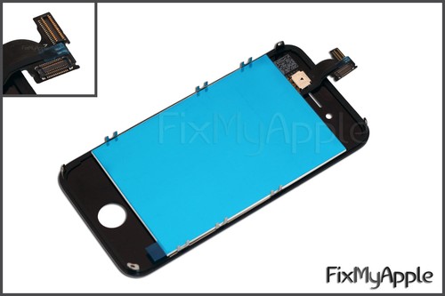 iPhone 4 Black Front Glass Touch Screen Digitizer LCD Assembly Replacement Tools - Photo 3 sur 5