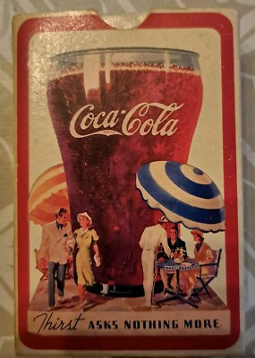 1 KARTENSPIEL / Playing CARD COCA COLA Nr. 001, selten, neu, unbenutzt