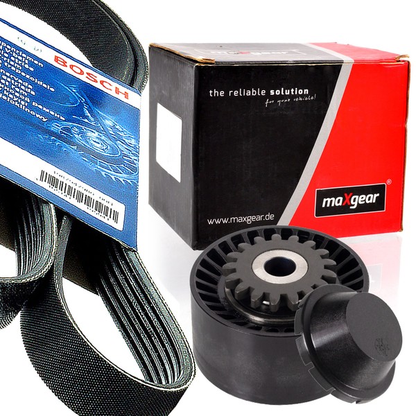Bosch 4PK745 Keilrippenriemen + Rolle FüR Renault Twingo II 1.2 16V-image
