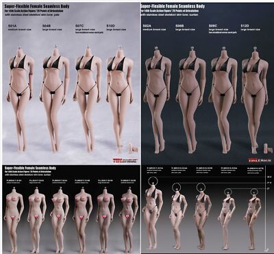 1/6 Scale TBLeague Flexible Seamless Female Girl Model Body 12in Action Figures