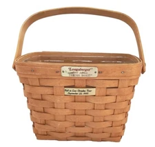 Longaberger 1995 Edition Dresden Basket Fall In Love Dresden Protector Cracked