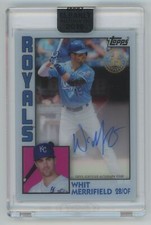 2019 Topps Clearly Authentic 1984 Baseball Autographs Whit Merrifield Auto