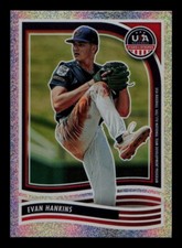 2024 Panini Stars And Stripes Evan Hankins #159 Silver Sparkle