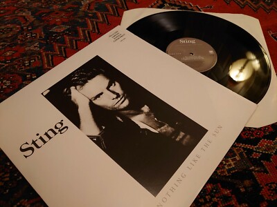 Tested Vintage 1987 Sting Nothing Like The Sun U.K. First Vinyl+Both Inserts