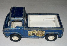 Tootsie Toy 1969 Wheelie Wagon Light Blue Diecast Pick Up Truck w/ Stickers USA