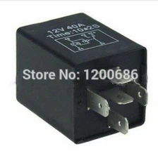 Time Delay Relay 30a Automotive 12v 5 Pins 3/10 Seconds on Delay Relays Spdt