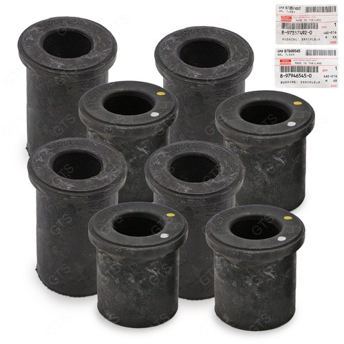 Set 8x Rear Leaf Spring Bushing Fits Isuzu D-Max Hi-Lander V-Cross 2012 2019 - Picture 3 of 8