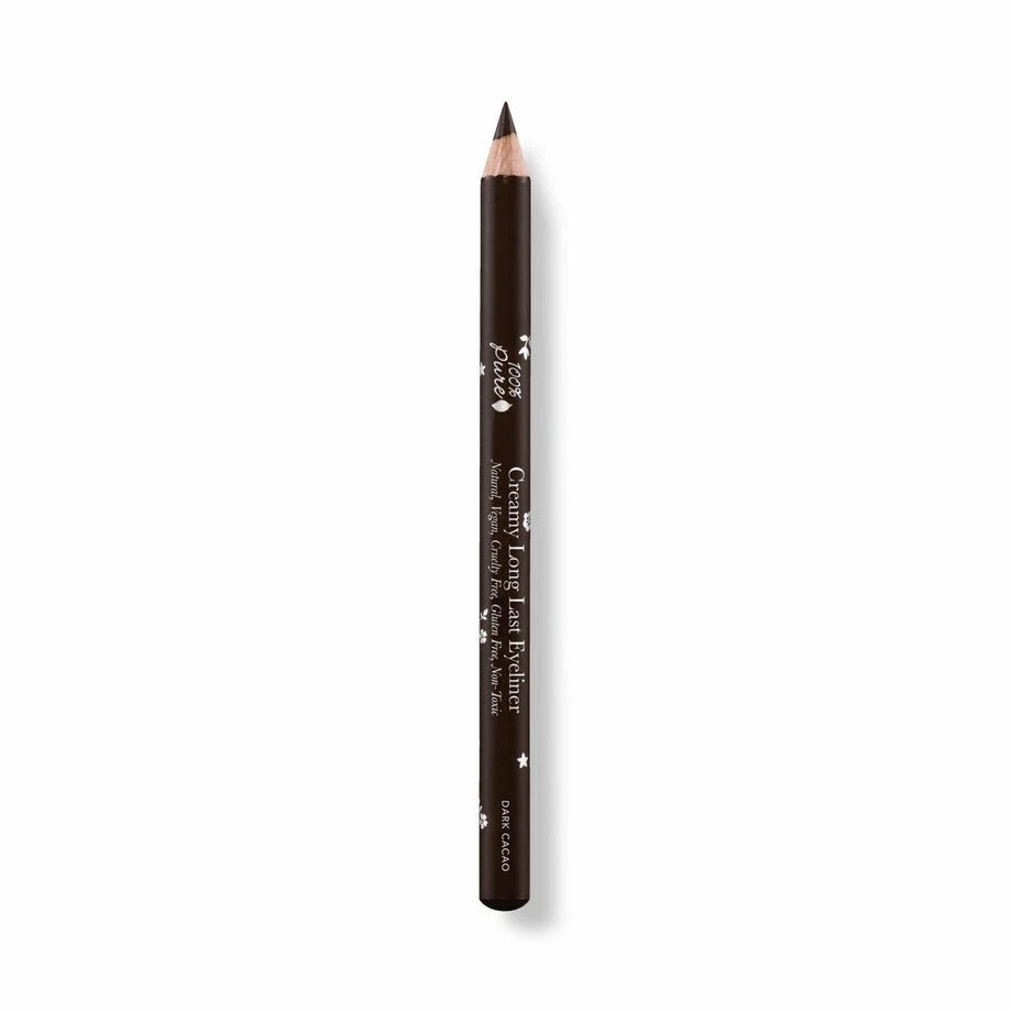 100% PURE Creamy Long Last Liner - Dark Cacao. Natural Organic Eye Liner Makeup