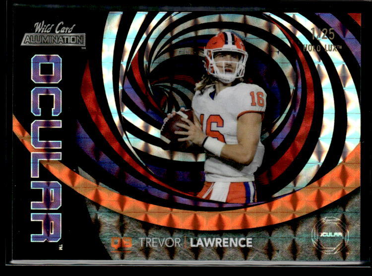 2021 Wild Card Alumination #OC-1 Trevor Lawrence SN25 Ocular