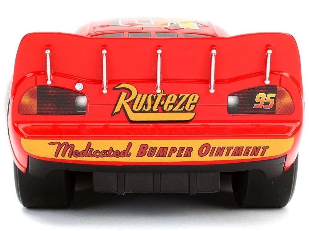 Lightning McQueen w/ Extra Wheels, Disney Pixar Cars - Jada Toys 97751 -  1/24 Scale Diecast Car