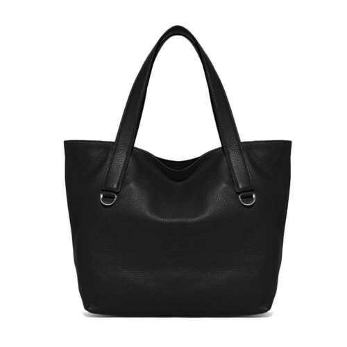 Sac à Main Coccinelle Shiny Calf Leather - Noir - 100% Cuir De Vache Brillant - Neuf Avec étiquettes