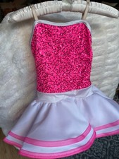 Weissman Pink Tutu With Sequin Bodice Dance Costume Sz 1C