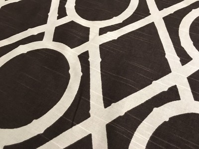 Robert Allen Geometric Upholstery Fabric- Lattice Bamboo / Terrain