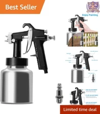 Ergonomic Air Paint Sprayer with Durable Aluminum Cup - Ideal for Home & Auto